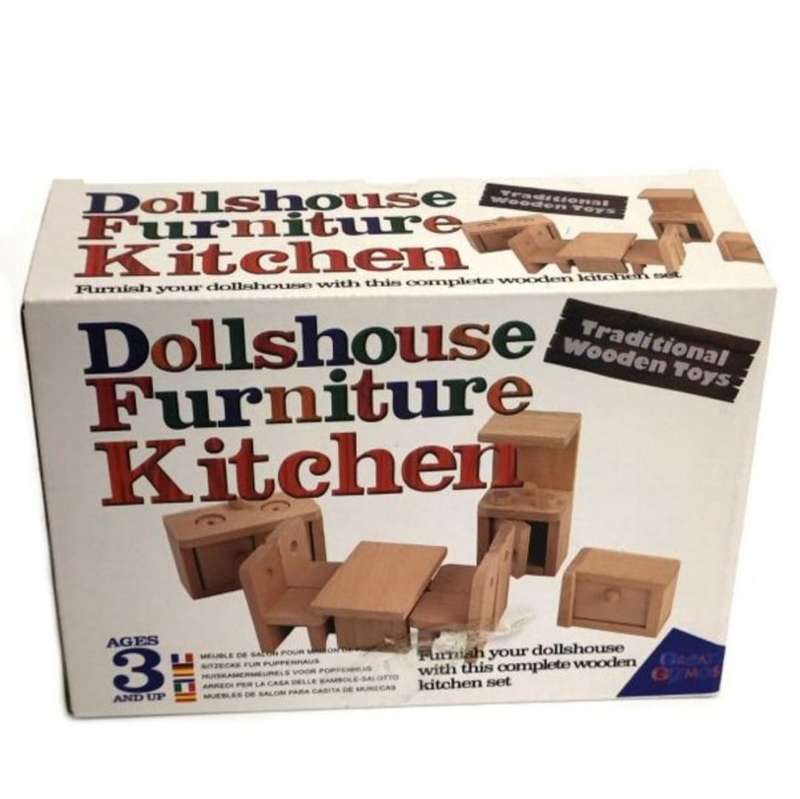 Wooden dollhouse Furniture-Kitchen