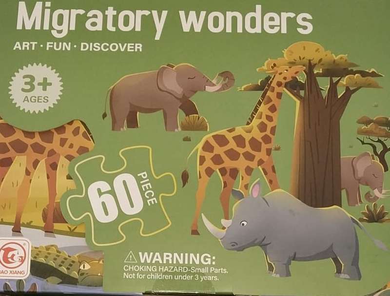 60PCS-Migratory Wonders Puzzle
