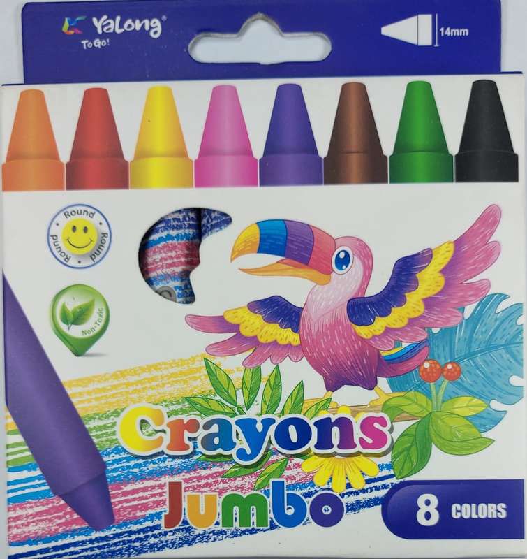 Jumbo Wax crayons