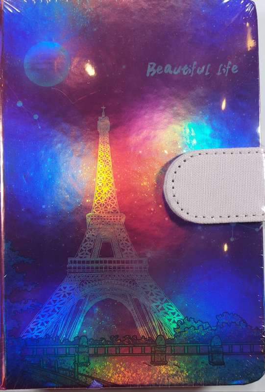 A5 colour note book with clipcover