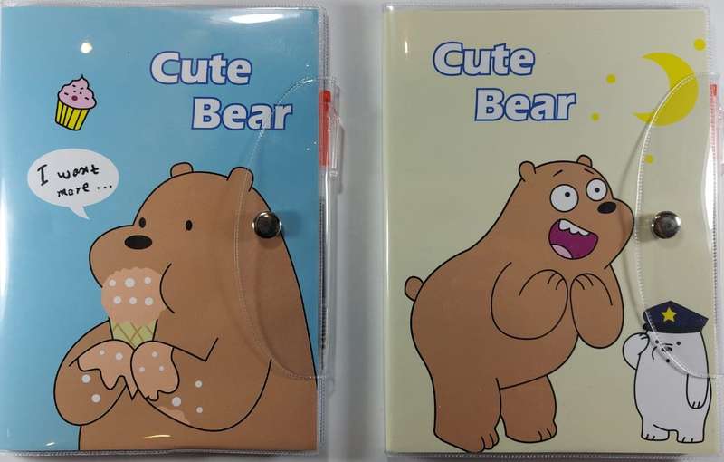 Cute bear book-large