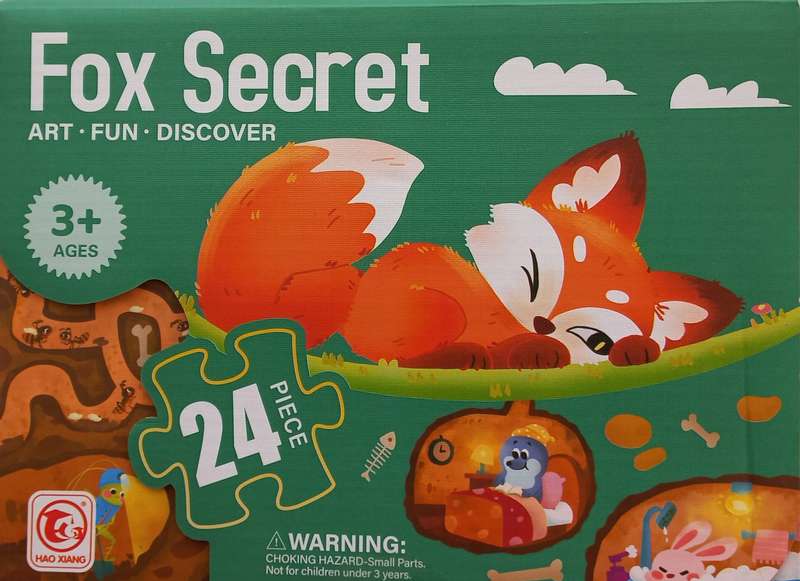 24PCS-Fox Secret Puzzle