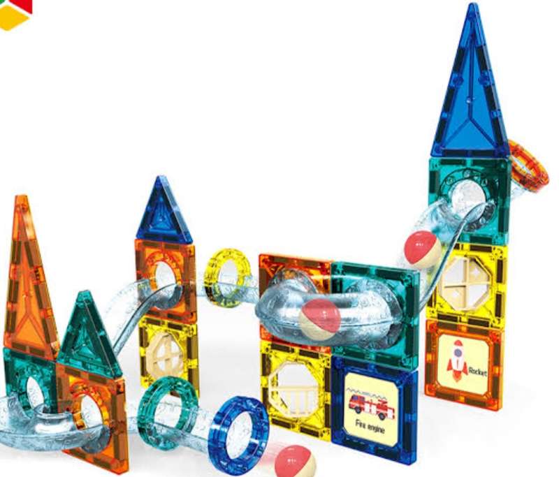 Magnetic Pipeline Building Blocks 42 piece