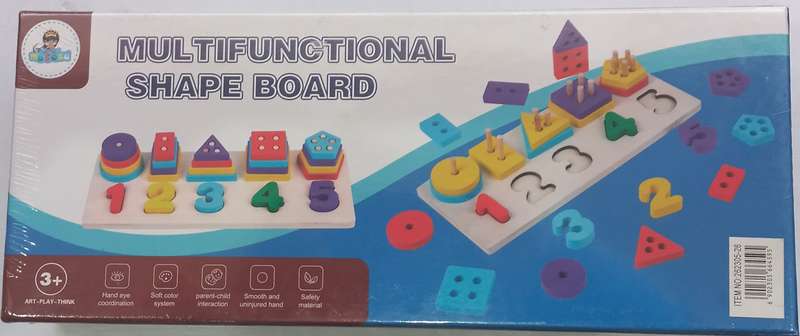Multifunctional Shape Board-Numbers