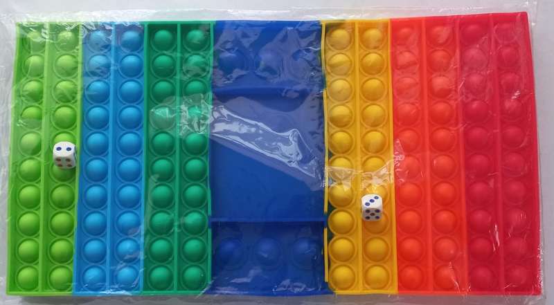 Fidget Popper Game With 2 Dice