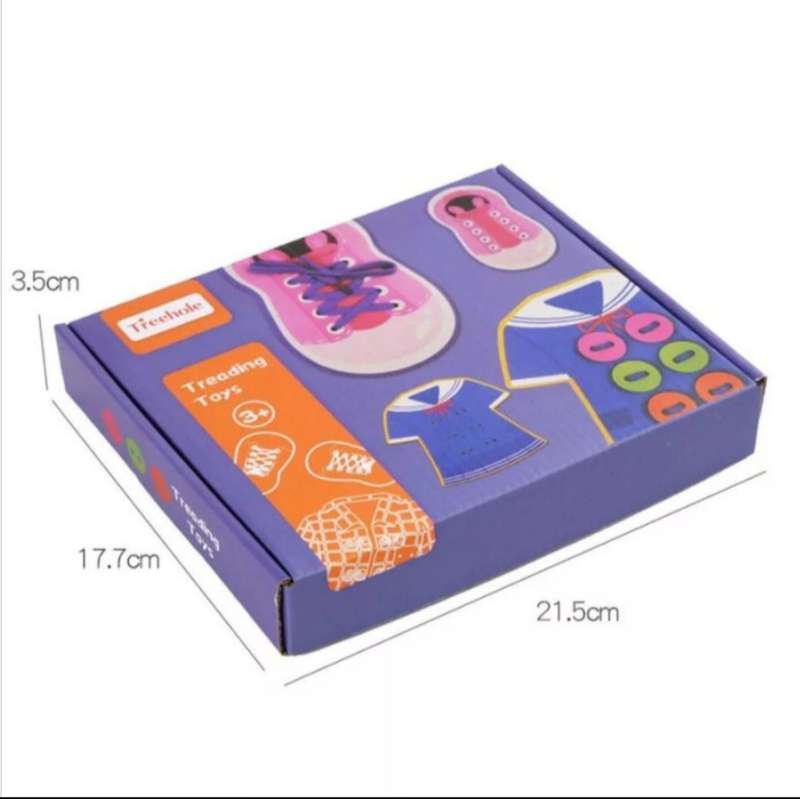 Threading Shoelace and button Kit