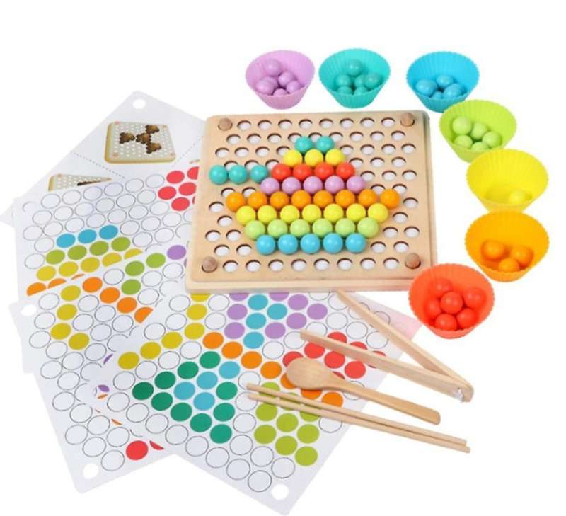 Bead Holder Montessori Fine Movement toy