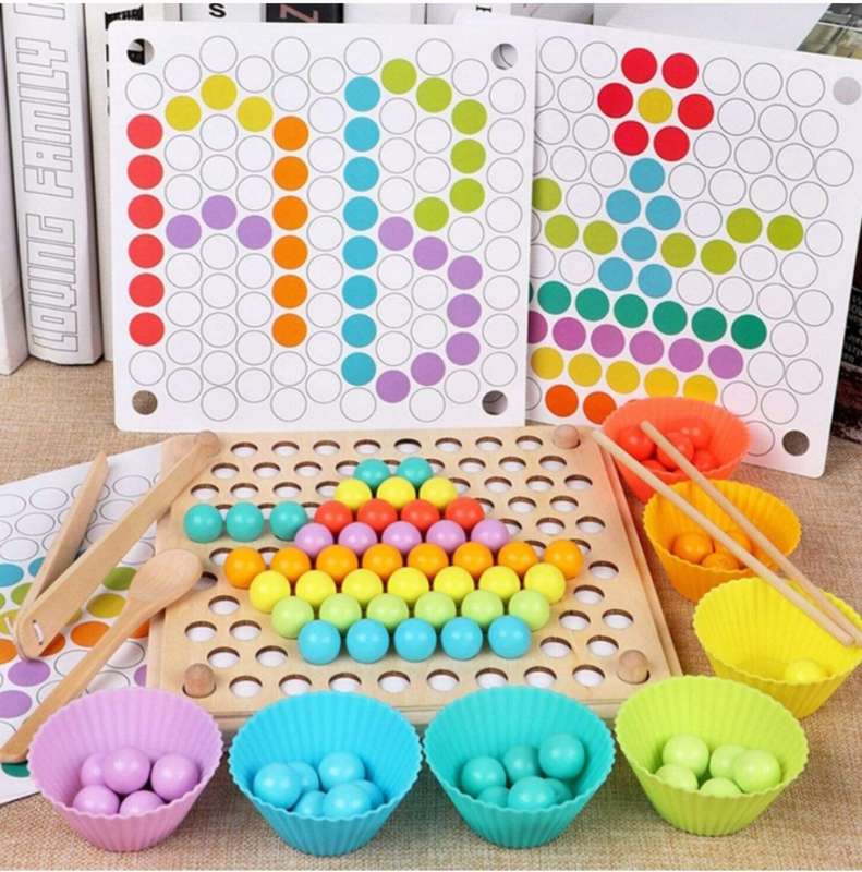 Bead Holder Montessori Fine Movement toy
