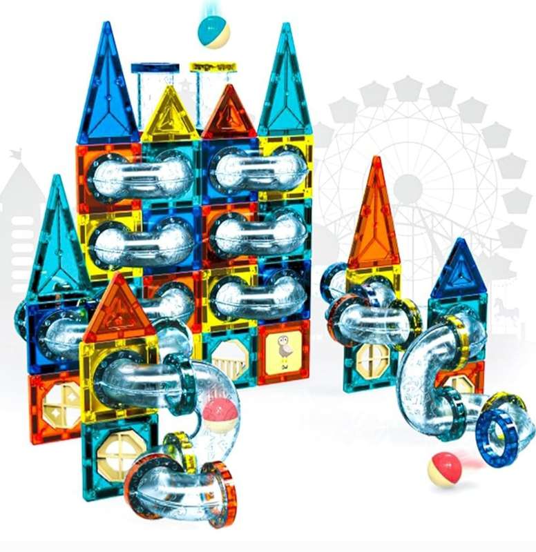 Magnetic Pipeline Building Blocks -73piece