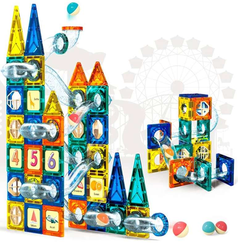 Magnetic Pipeline Building Blocks -73piece