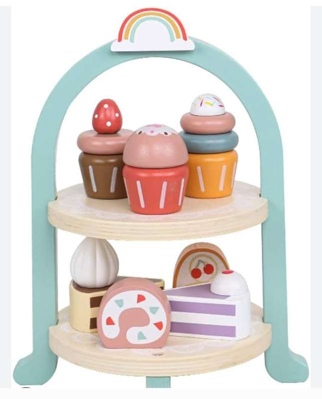 Wooden Tea set and Cake Pop shop combo