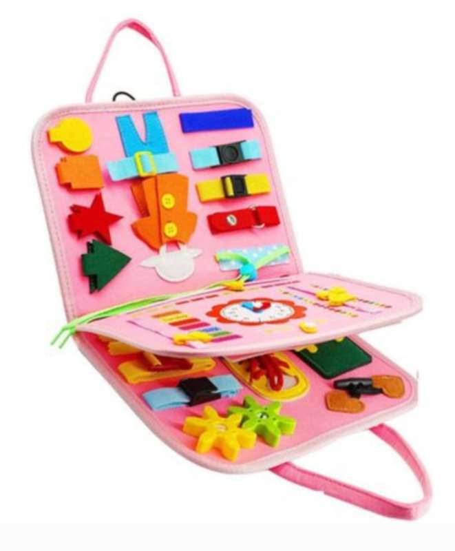 Toddler Montessori Busy Board Book