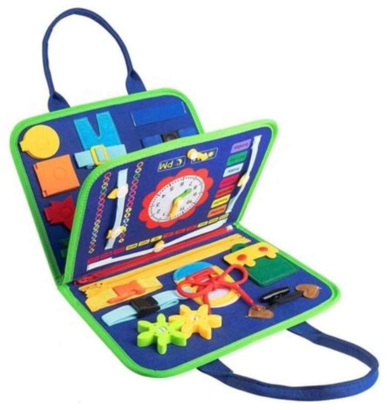 Toddler Montessori Busy Board Book