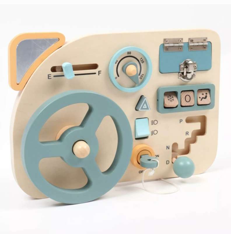 Wooden Interactive Sensory Busy board