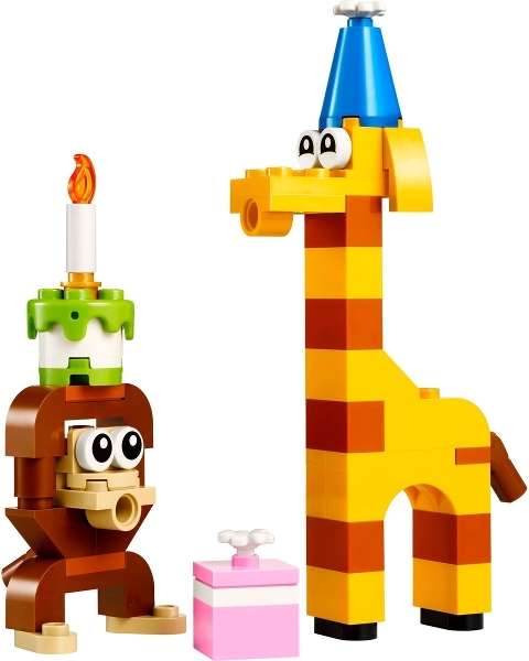 Lego (U) ~ Birthday Party Animals paper bag / polybag~
