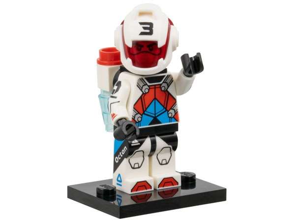 Lego (N) ~ Jetpack Racer Series 27 (Complete Set with Stand and Accessories)~