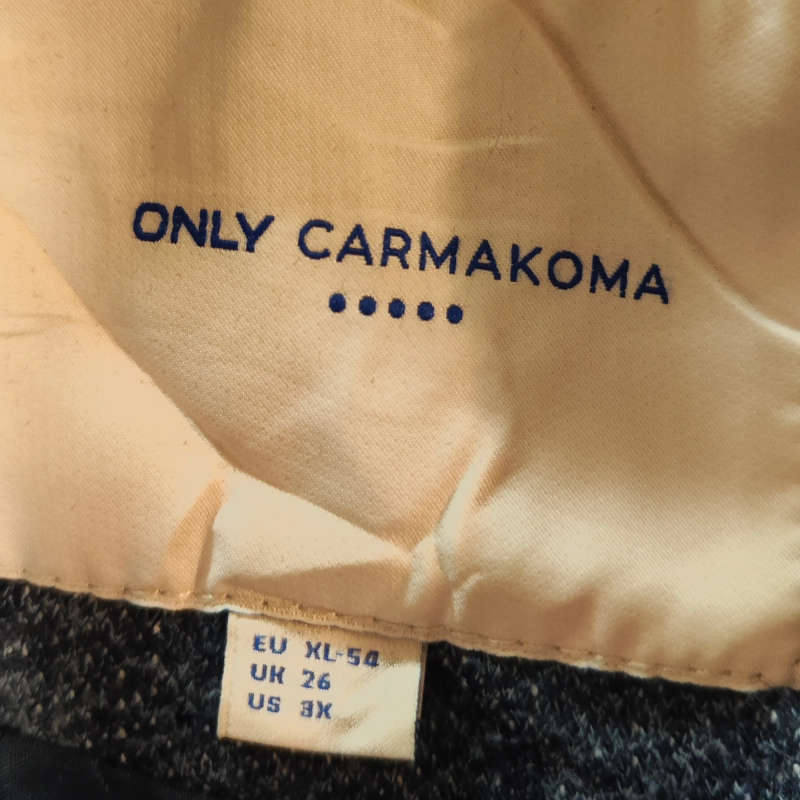 (XXXL) Only Carmakoma Women Navy Blue Coat