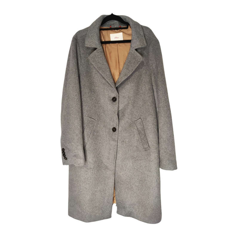 42 (XXL) S.Oliver Women Grey Coat