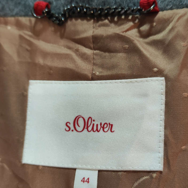 42 (XXL) S.Oliver Women Grey Coat