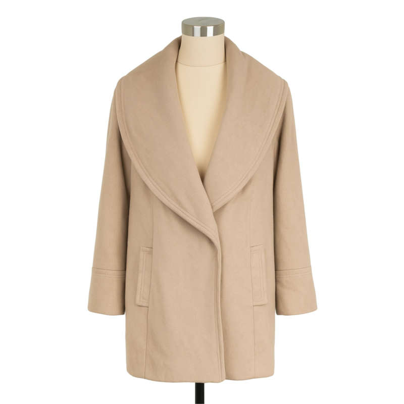 (M/L) Caren Pfleger Women Cream Coat