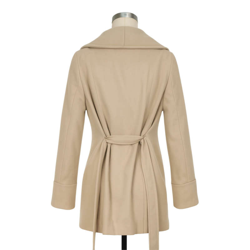 (M/L) Caren Pfleger Women Cream Coat