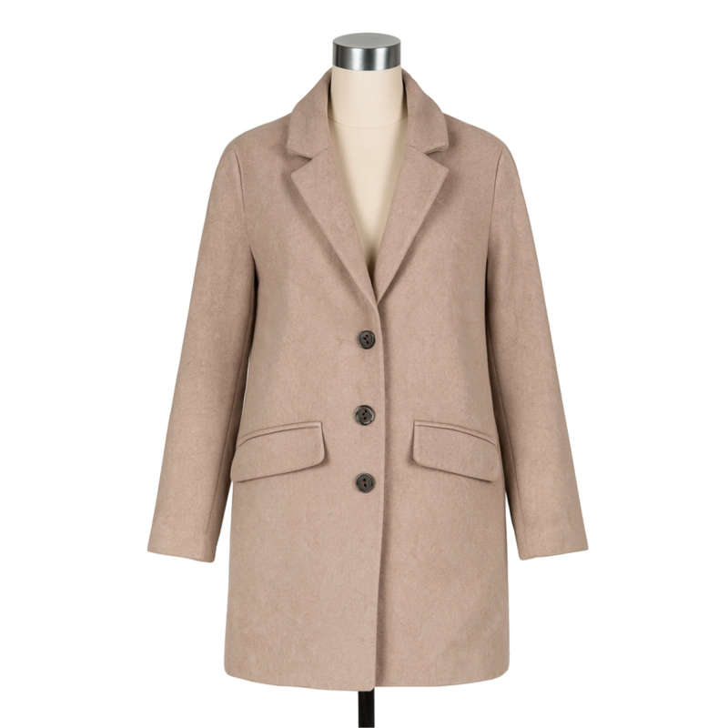 (M/L) Clarina Women Light Pink Coat