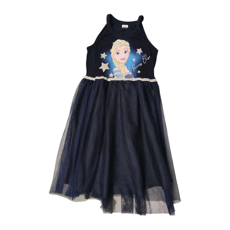 4-5y Elsa Princess Dress Navy Blue