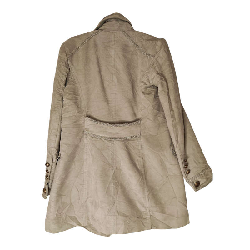 38 (M/L) Zara Women Greyish/Green Coat 