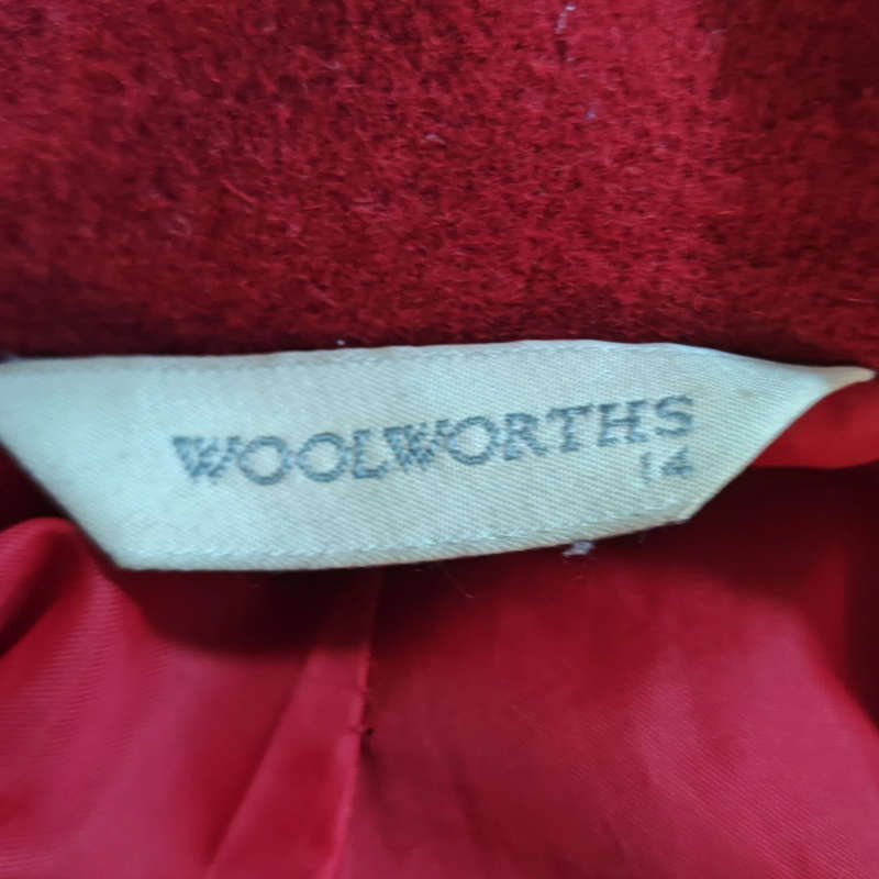 14 (S) Woolworths Women Red Coat