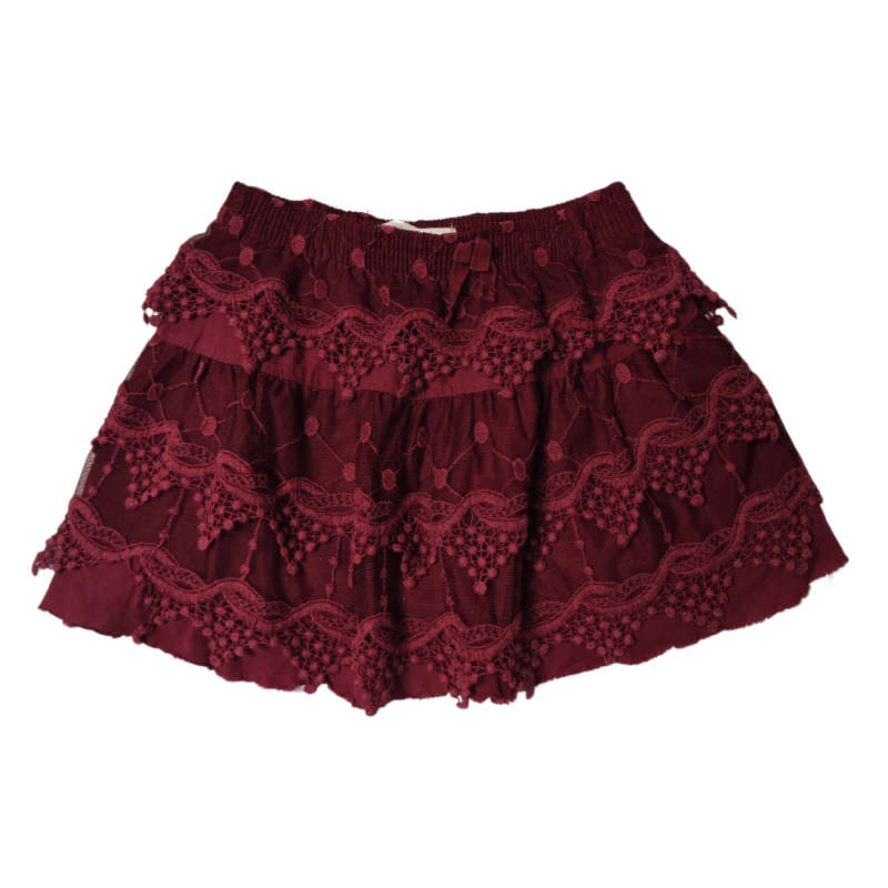 5-6y Maroon Skirt