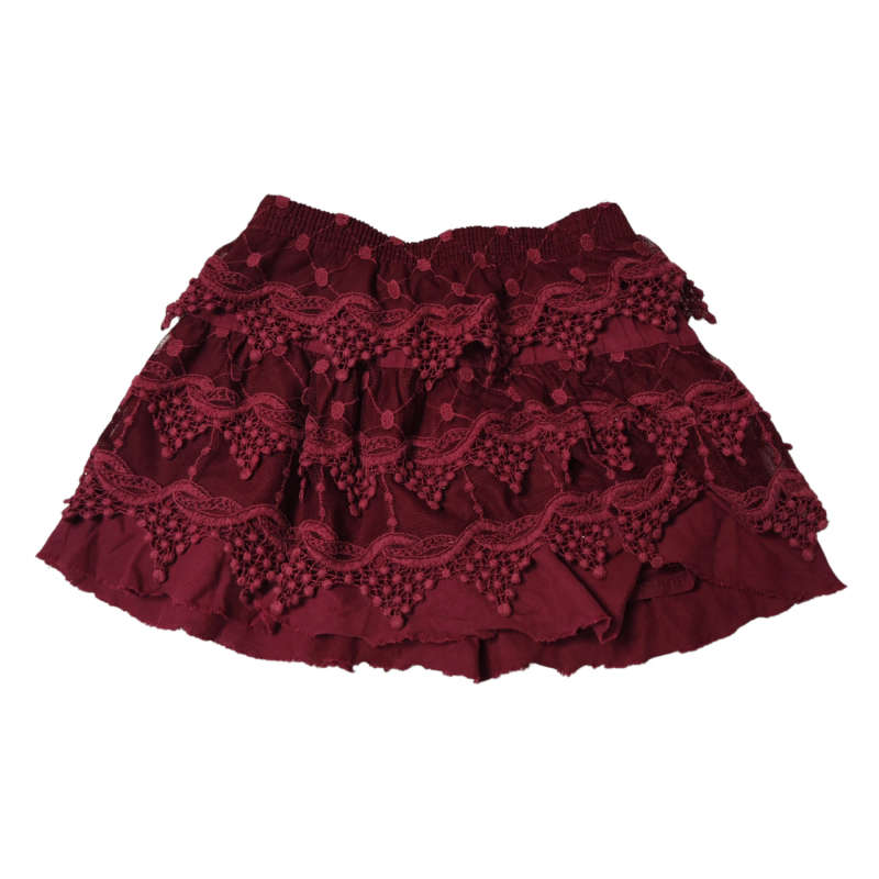 5-6y Maroon Skirt