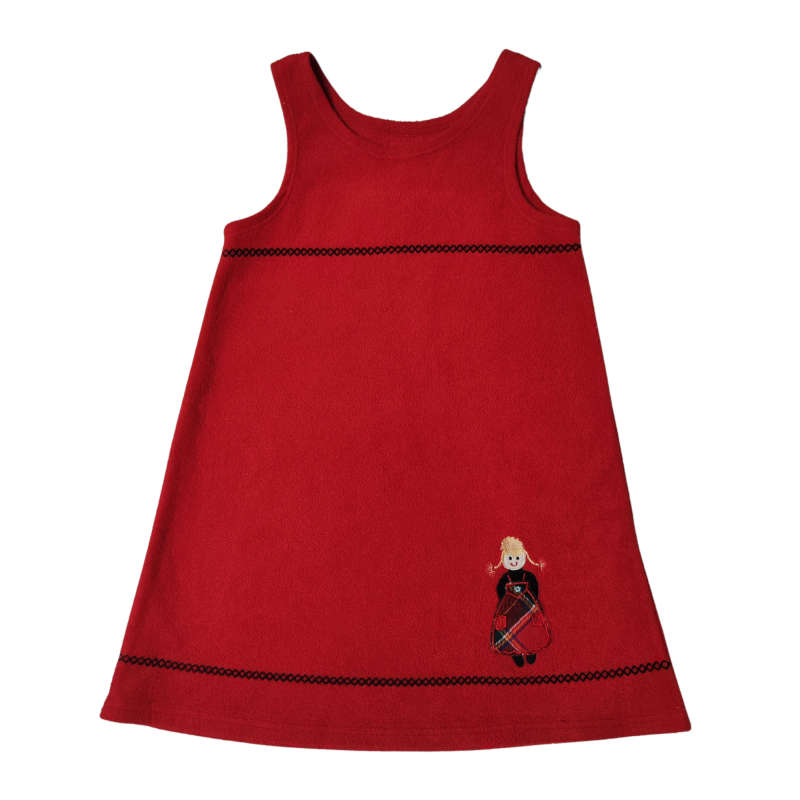6y Woolworths Sleeveless Red Winter Dress