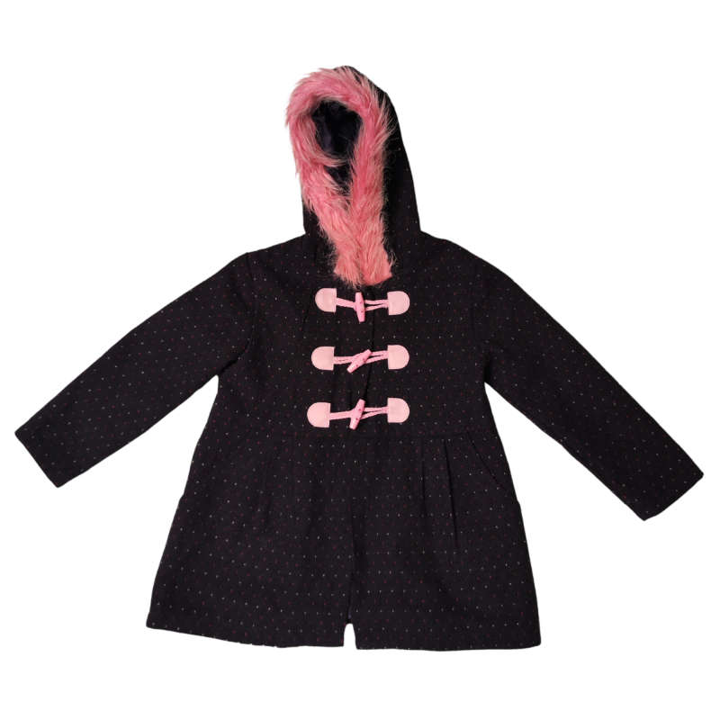 5-6y Lil Miss Pink/Purple Kids Coat