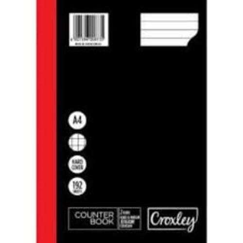 CROXLEY JD161 -2-Quire -192 Page Ruled Feint & Margin A4