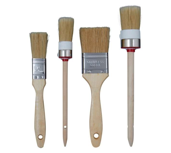 Fired Earth Chalk Paint Brush Set (4 Piece)