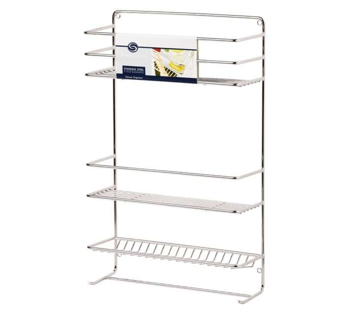 Steelcraft Stainless Steel Shower Organiser (320 x 115 x 515mm)