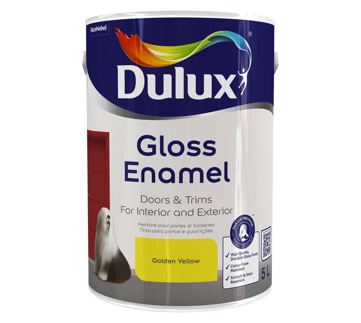 Dulux Gloss Enamel - Golden Yellow (5L)