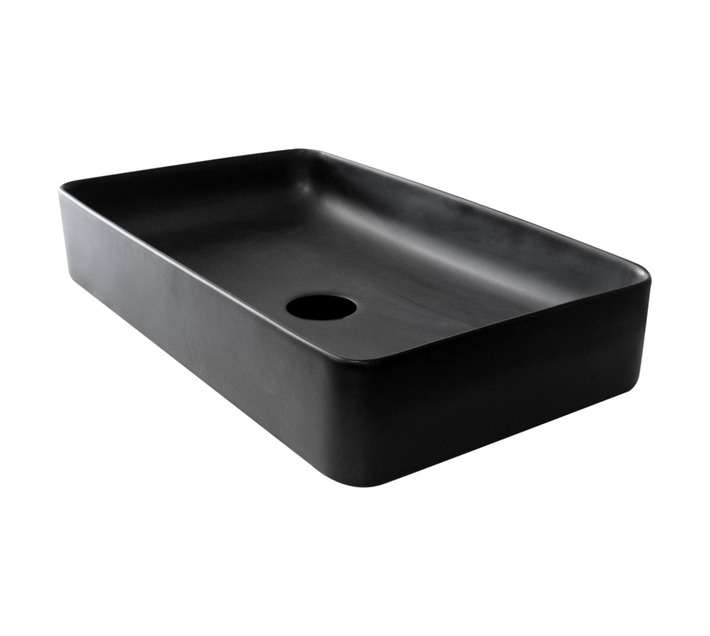 Icon Black Free-Standing Raven Basin - Black