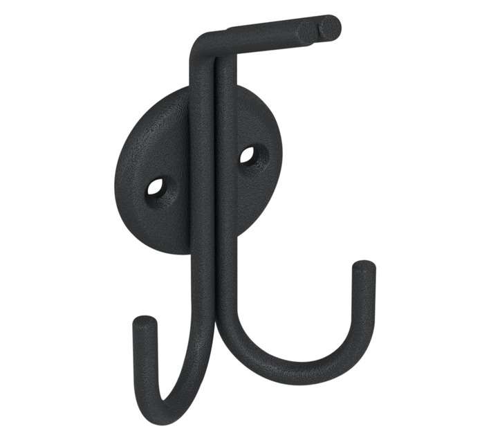 Steelcraft Classic Double Hook - Matte Black (60 x 50 x 120mm)