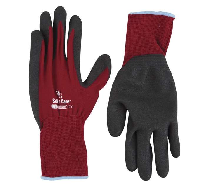 Towa Small Landscape Garden Glove - Burgundy (Size 7)