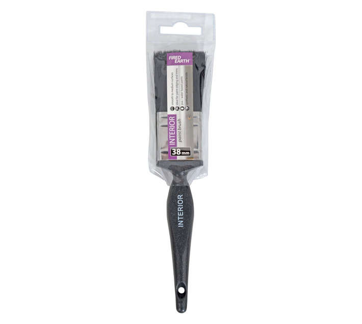 Fired Earth Interior Paint Brush - Grey (38mm)