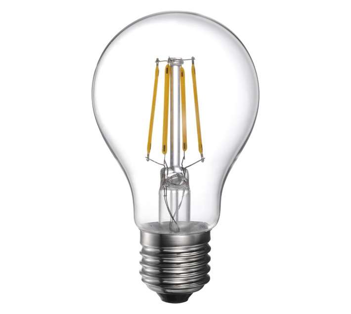 Lightworx LED-S19-A607WE27WW E27 A60 Dimmable Filament Bulb - Clear (7W)
