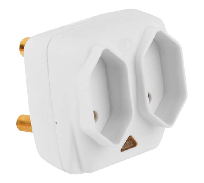 Proton T102 Prepack 2 Way Adaptor - White (230V)