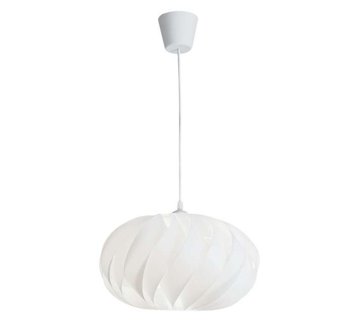 Bright Star Lighting PEN805 WH Ellipse Pendant - White (11W)
