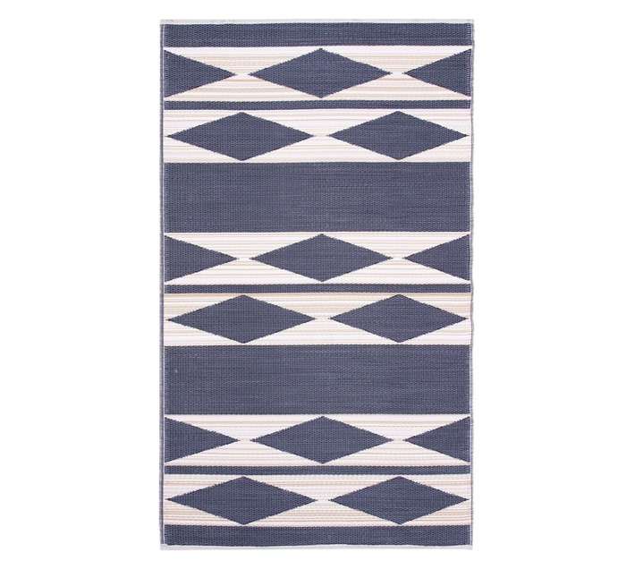 Fab Habitat Cairo Indoor/Outdoor Rug - Natural/Black (1830 x 2760 x 5mm)