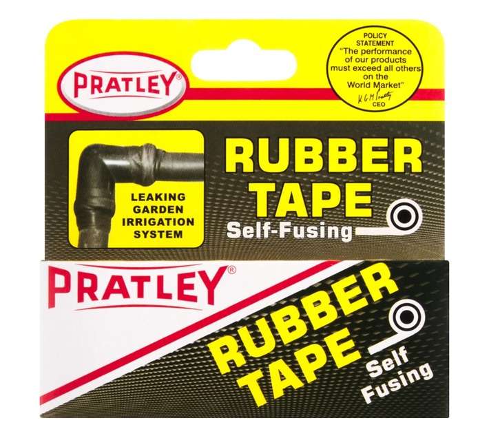 Pratley Rubber Tape - Black (1600mm)