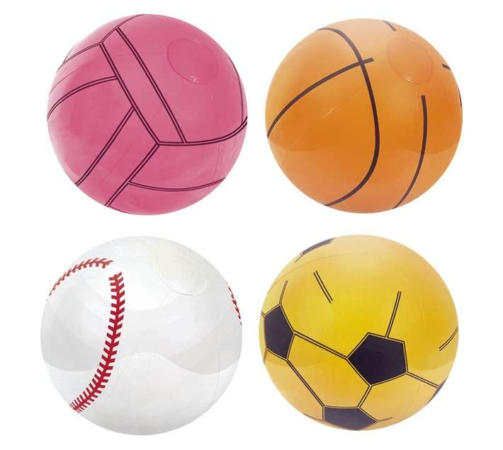 Bestway 31004 Sport Beach Ball Assorted (410mm)