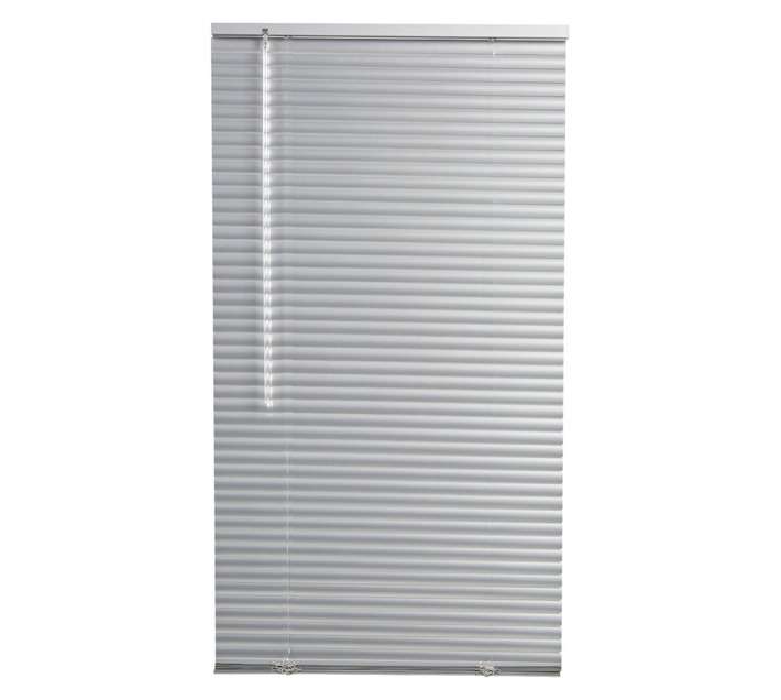 Design House Cordless Aluminium Blinds - Silver (600 x 1000mm)