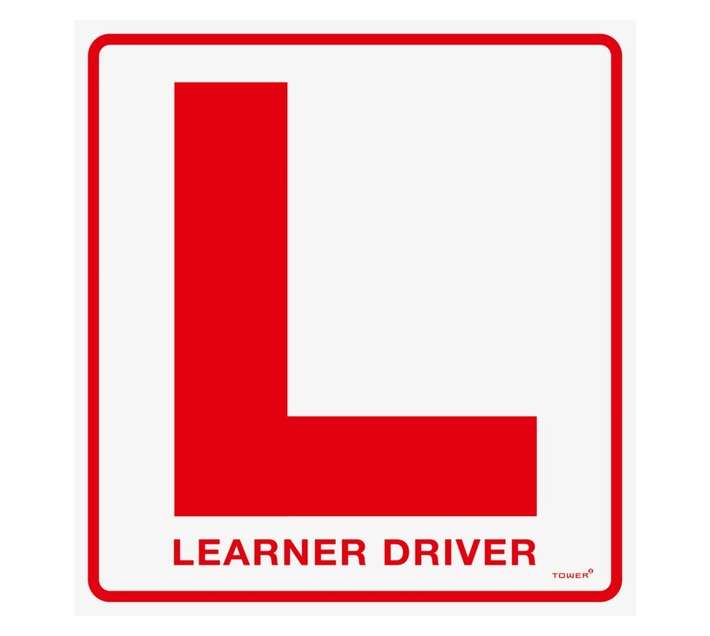 Tower Learner Driver Sign (217 x 166mm)