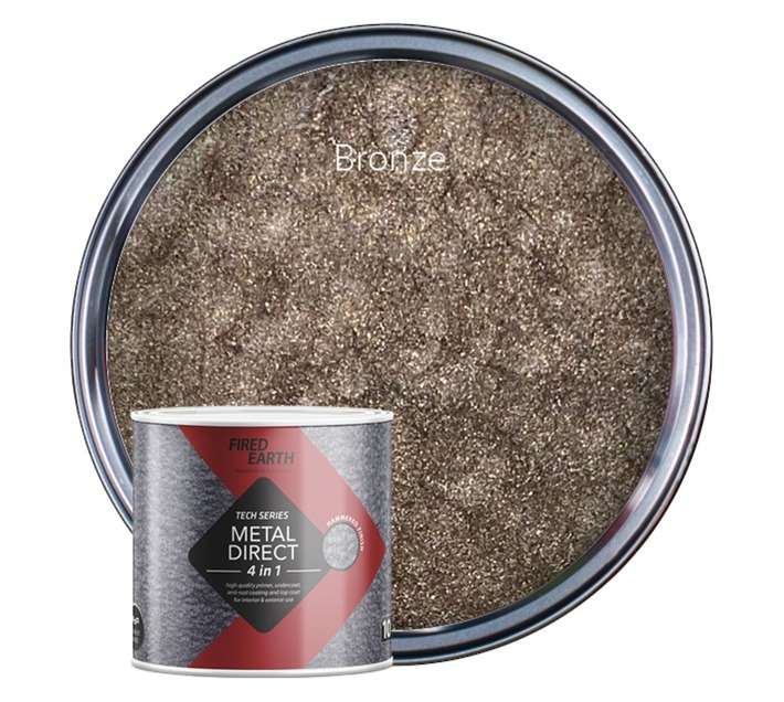 Fired Earth Metal Direct Hammered - Bronze (500ml)